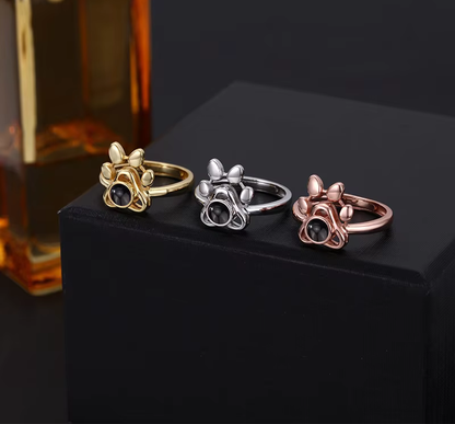 Customized Photo Pet Promise Memory Ring